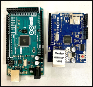 Carte Arduino et module Ethernet